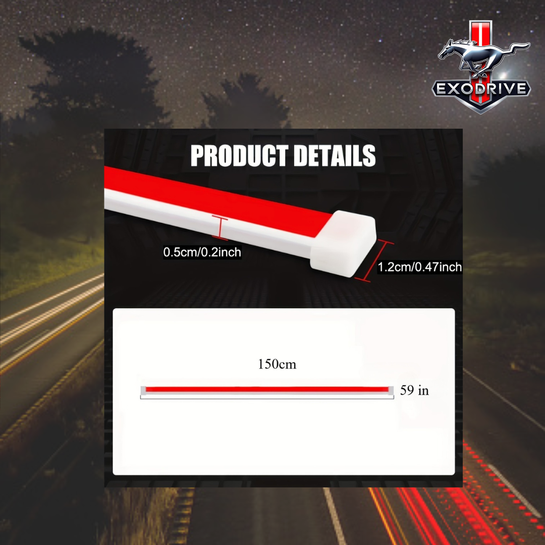 Luz LED Dinámica para Cofre: Dale Estilo y Seguridad a Tu Auto