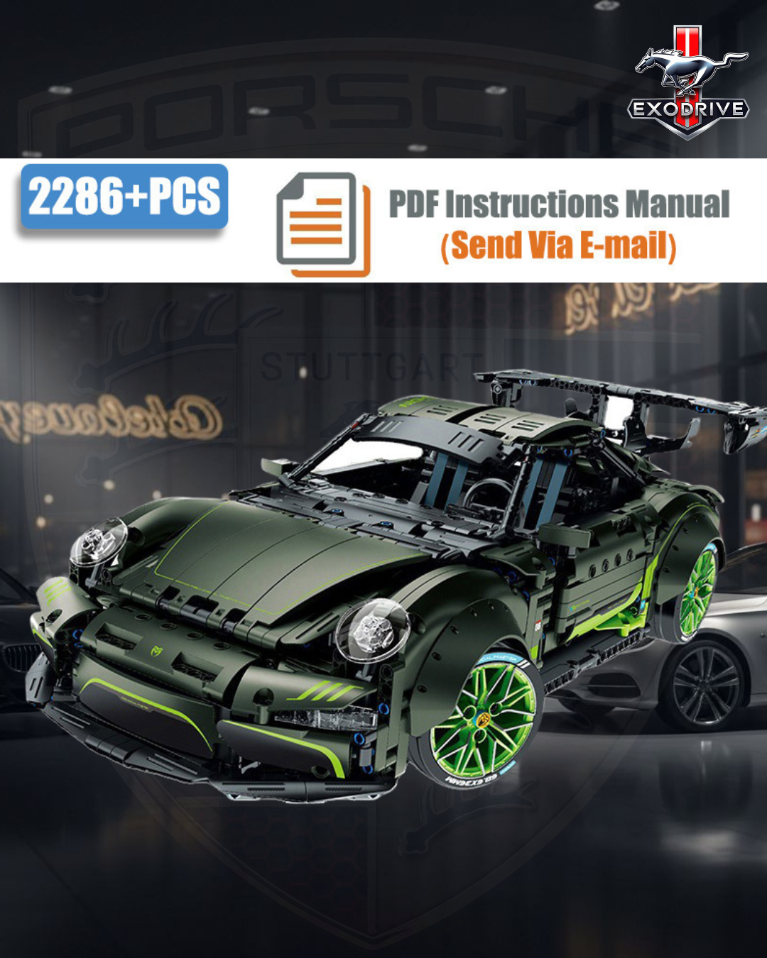 Porsche 911 de Bloques – Edición Deportiva de Lujo 🚗💨