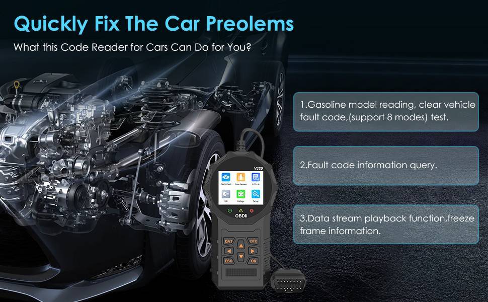 Escáner Automotriz OBD2 – Diagnóstica Fácil de Fallas del Motor