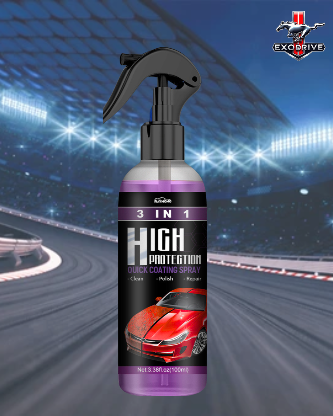 3 In 1 High Protection Fast Car Paint Spray Automatic