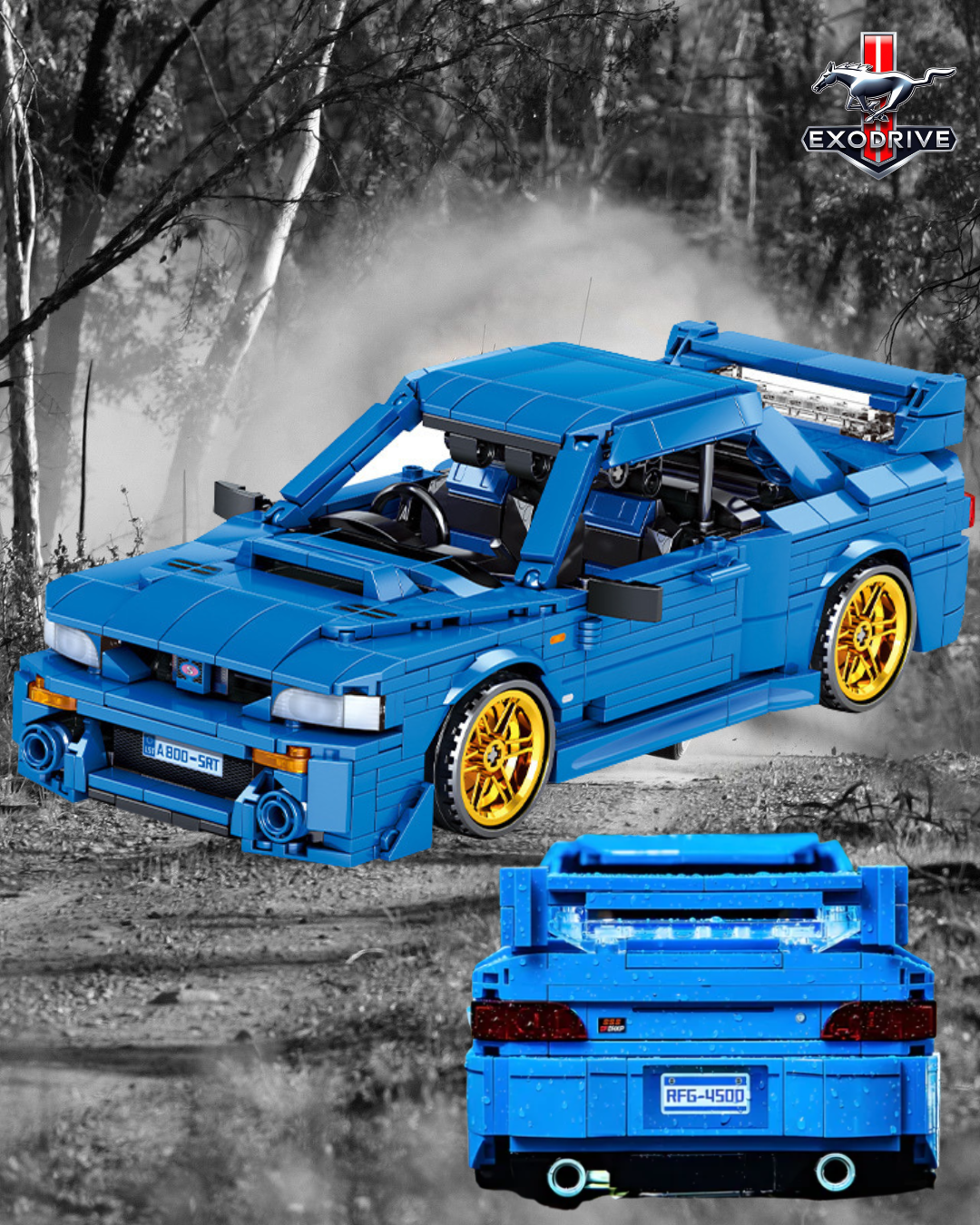 Subaru 22B STi – Building Blocks LEGO Set