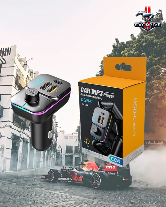 Cargador Bluetooth MP3 para Auto – Reproductor